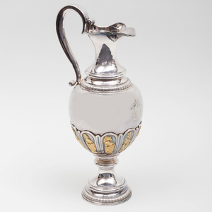 Set of Garrard & Co. Silver Jubilee Commemorative Ewer 'The Queen's Beasts'