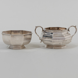 George V Silver Four-Piece Tea Service