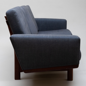  Hans Wegner Teak and Upholstered Sofa Model No. GE-236/3