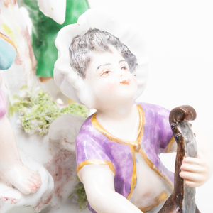 Meissen Porcelain Figure Group of Child Musicians