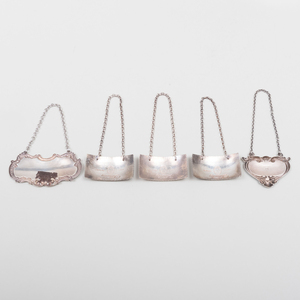 Group of Silver and Silver Plate Barwares