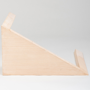 Modern Painted Oak Triangular Table, After a Design by Billy Haines 