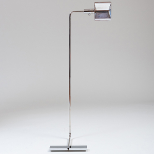 Cedric Hartman Chrome Swivel Floor Lamp