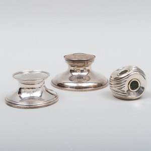 Group of Silver Desk Accessories