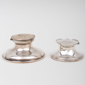 Group of Silver Desk Accessories