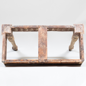 Italian Neoclassical Painted Console Table 