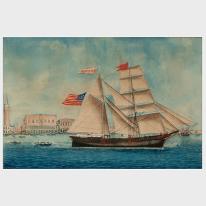 American School: Clipper Ship H.H. Wright in Venice