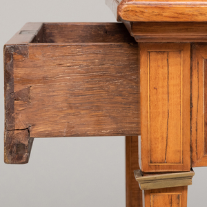 Louis XVI Burlwood, Mahogany and Fruitwood Parquetry Lady's Writing Desk