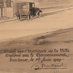 Jean Montariol (1892-1966): Ville de Toulouse Bourse de Travail