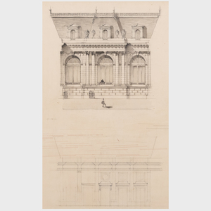 European School: Architectural Facades: Three Views
