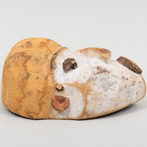 Two African Painted Masks