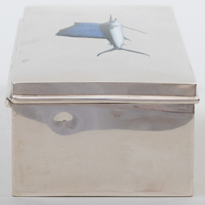 Tiffany & Co. Silver Cigarette Box, a Black, Starr & Frost Cigarette Box, and a George V Cigarette Box 