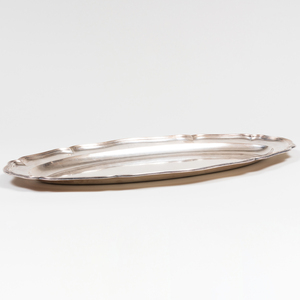 George III Style Silver Plate Fish Platter