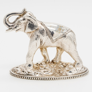Asprey Silver Figure of an Elephant