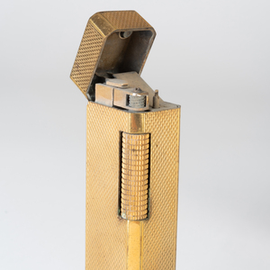 Van Cleef & Arpels Lighter and Two Dunhill Tallboy Lighters