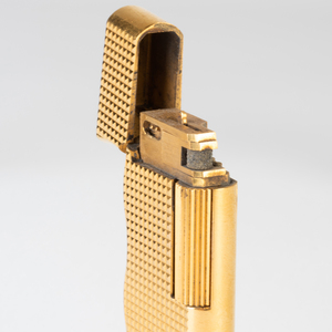 Van Cleef & Arpels Lighter and Two Dunhill Tallboy Lighters