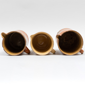 Group of Glazed Earthenware Pitchers, Probably American 