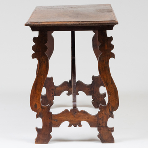 Spanish Baroque Walnut Trestle Table