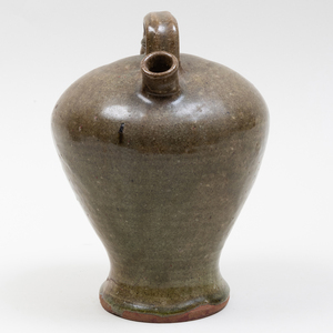 Group of Three Glazed Earthenware Jugs