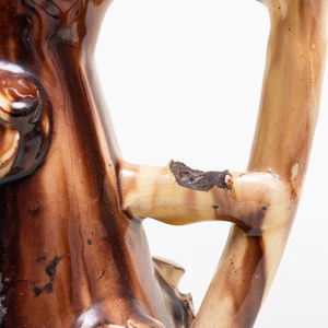 Pair of English Earthenware Models of Birds
