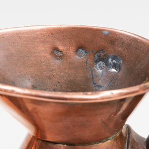 Group of Nine Copper Pitchers, Most English