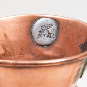 Group of Nine Copper Pitchers, Most English
