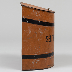 Painted Tôle 'Self Raising Flour' Bin
