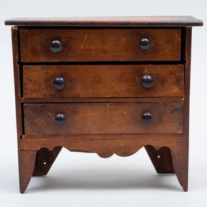 Miniature Federal Chest of Drawers