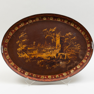 English Painted Tôle Tray