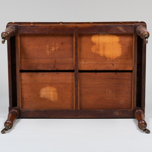 William IV Oak Leather Writing Table by Holland and Sons
