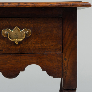 Charles II Style Rustic Oak Side Table