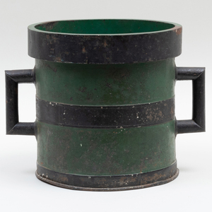 Set of Five Green Graduated Tôle Measures