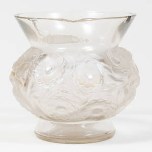 Lalique Glass Vase