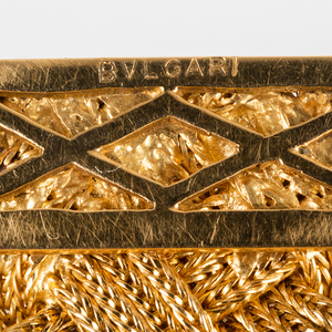 Bulgari 18k Gold Tassel Bracelet