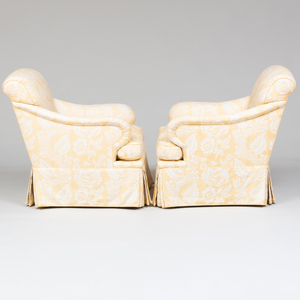 Pair of Colefax and Fowler Upholstered 