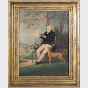 Attributed to Daniel Orme (c. 1766-1832): A Gentleman and His Dog