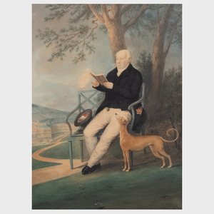 Attributed to Daniel Orme (c. 1766-1832): A Gentleman and His Dog