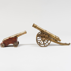 Three Brass Models of Cannons