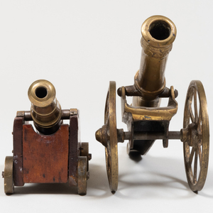 Three Brass Models of Cannons