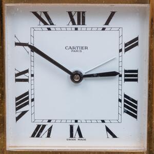 Cartier Brass Desk Clock